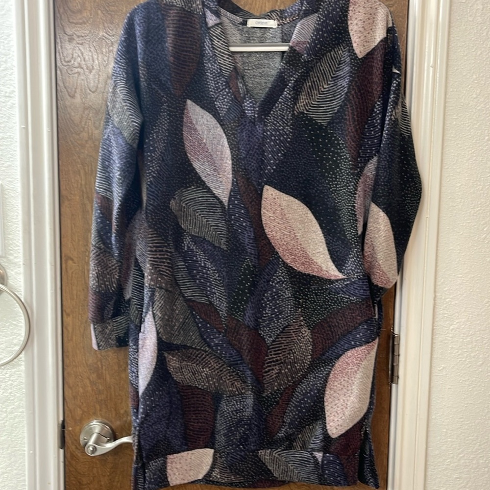 Long sleeved shift dress
